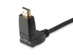 Equip kabel HDMI 2.0 s pregibom, 2 m