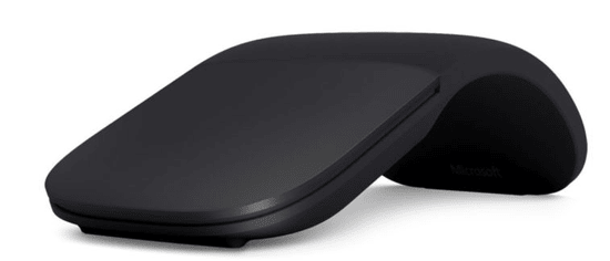 Microsoft bežični laserski miš Arc Mouse, crni