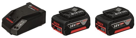 BOSCH Professional punjač AL 1860 CV + 2x Li-Ion baterija GBA 18 V 4 Ah (1600A002F8)