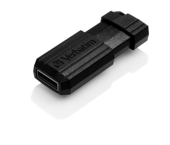Verbatim prijenosni USB stick PinStripe 64 GB, crni