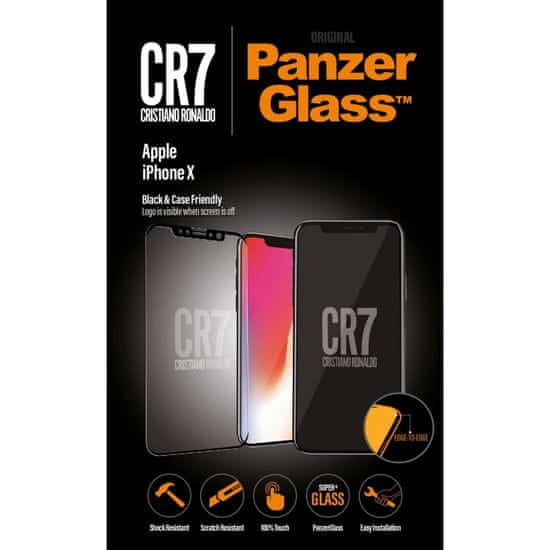 PanzerGlass zaštitno staklo CF CR7 za iPhone X, crno