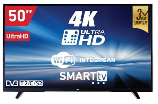 VOX electronics 4K LED TV prijemnik 50DSW293V, Smart TV