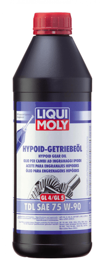 Liqui Moly ulje za mjenjač, HYPOID GEAR OIL TDL SAE 75W90, 1L