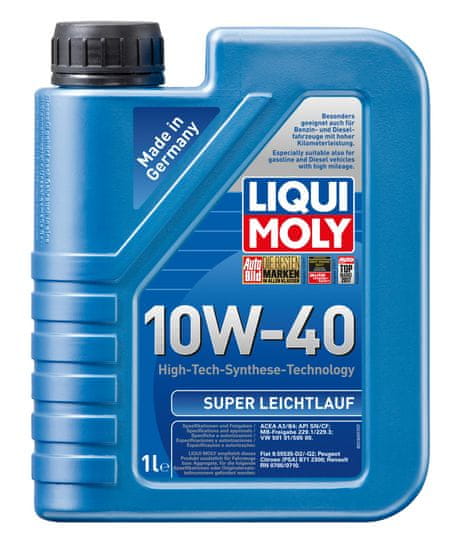 Liqui Moly motorno ulje SUPER LOWFRICTION 10W40, 1L