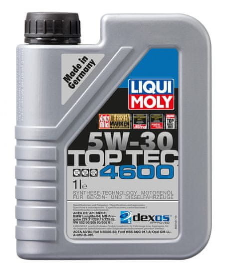 Liqui Moly motorno ulje LM TOP TEC 4600 5W30, 1 l