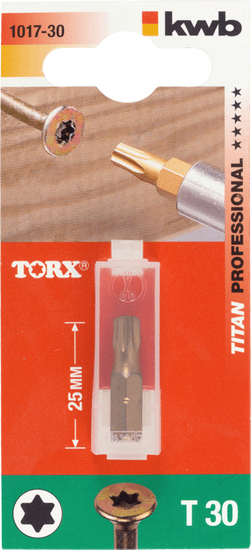 KWB nastavak za vijak TORX T30, titan (101730)