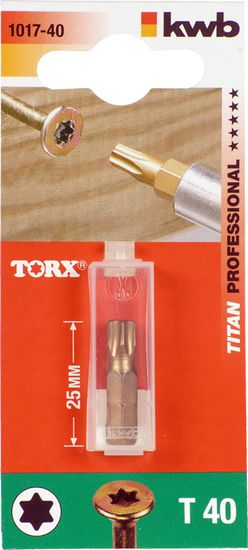 KWB nastavak za vijak TORX T40, titan (101740)