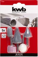 KWB set mini nastavaka za brušenje, 6 mm, 5/1 (510000)