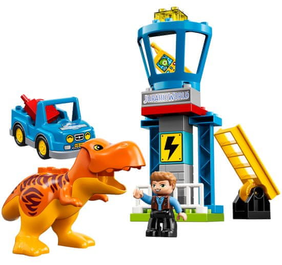 LEGO DUPLO Jurassic World 10880 T. rex i promatračnica