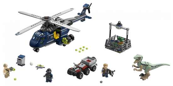 LEGO JurassicWorld Traženje Blua helikopterom 75928