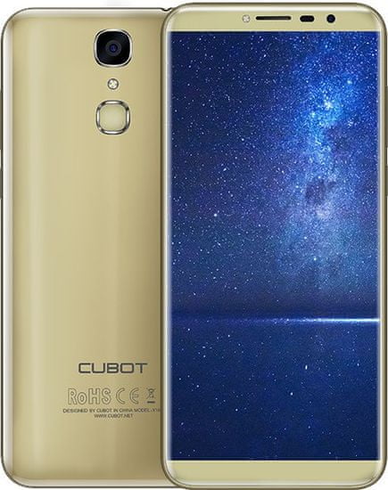 Cubot mobilni telefon X18, LTE, DualSIM, zlatni