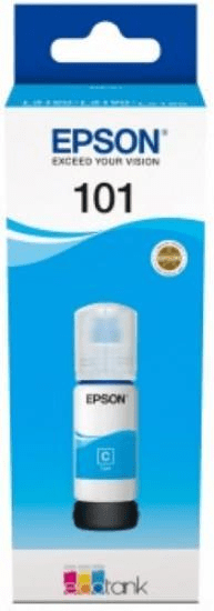 Epson tinta EcoTank 101 za L6190, staklenka, 70 ml, cijan (C13T03V24A)