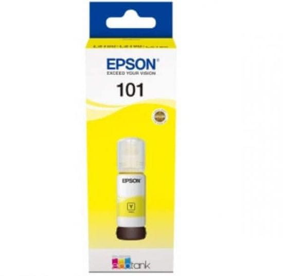 Epson tinta EcoTank 101 za L6190, staklenka, 70 ml, žuta (C13T03V44A)