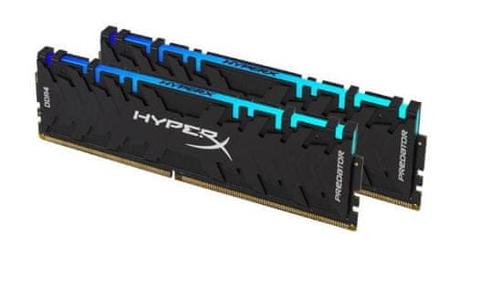 Kingston memorija (RAM) HyperX Predator DDR4, 16GB (2x8), PC2933, RGB, CL15, DIMM (HX429C15PB3AK2/16)
