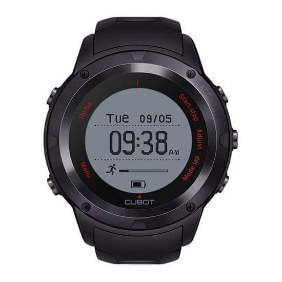 Cubot pametni sat F1, IP67, crni