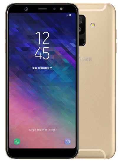 Samsung GSM telefon Galaxy A6+ 2018 LTE DS 32 GB, zlatni