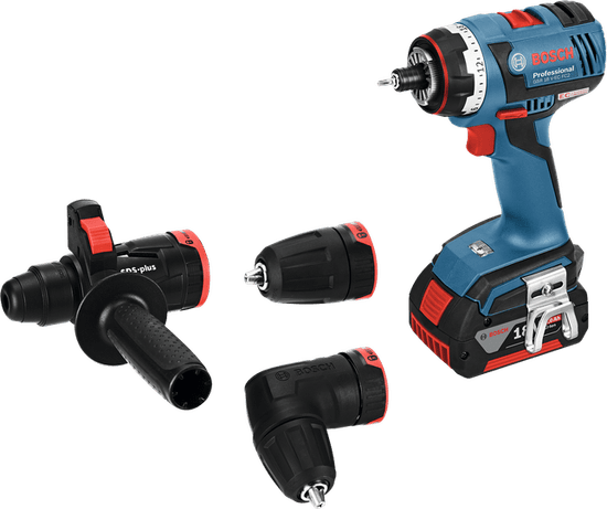 BOSCH Professional akumulatorska bušilica sa setom od 4 nastavka GSR 18 V-EC FC2 (06019E1104)