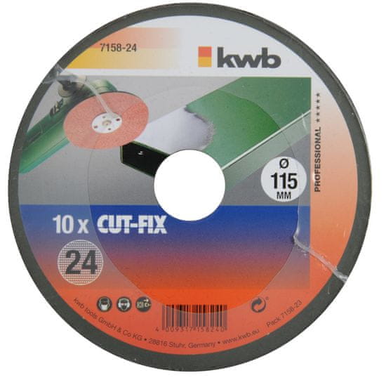 KWB brusni disk za metal CUT-FIX (715880), 80 GR