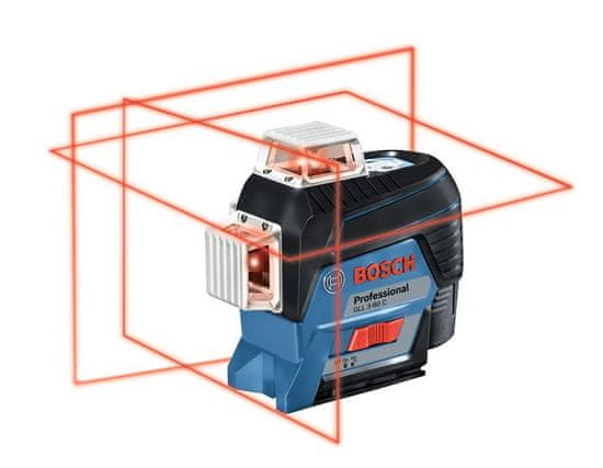 BOSCH Professional linijski laser GLL 3-80 C + laserski prijamnik LR7 u L-Boxx-u (0601063R05)