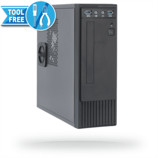 Chieftec kućište FI-03B mini ITX 250W USB 3.0, crno