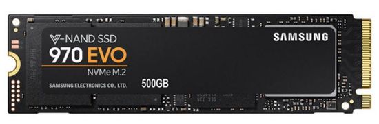 Samsung SSD disk 970 EVO 500 TB, M.2, PCI-e NVMe (MZ-V7E500BW)