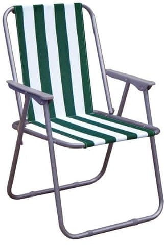 Happy Green stolac za plažu, zeleno prugast