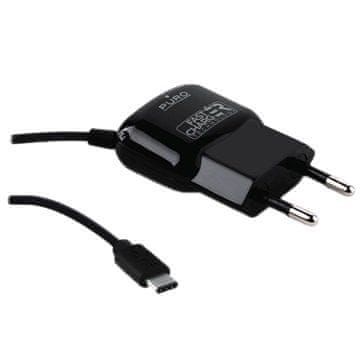 Puro kućni punjač FC Compact Type-C, 3A, crni