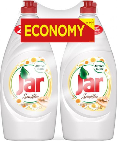 Jar deterdžent za pranje posuđa, Chamomile, 2 x 900 ml