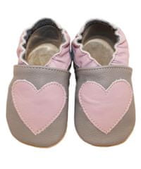 cipele za djevojke sa srcem, 24,5, roza/siva