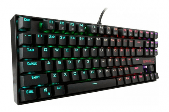 Redragon K552 Kumara gaming mehanička tipkovnica, RGB, HR/SLO