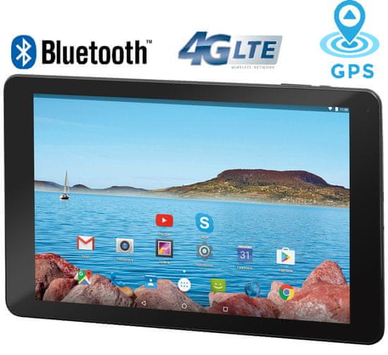 Trevi tablet TAB 10 S 4G, QuadCore, 25,64 cm (10,1''), 4G LTE, GPS, crni