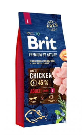 Brit hrana za pse Premium by Nature Adult L, 15 kg