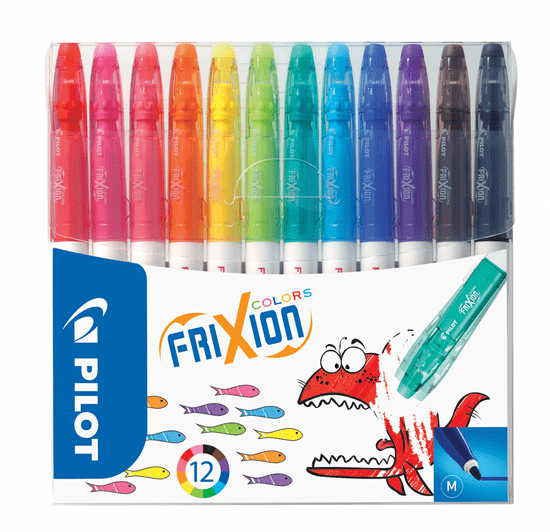 Pilot set flomastera Fixy Frixion Colors, 12 boja, piši-briši
