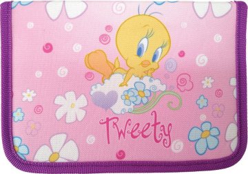 Looney Tunes pernica Tweety, 2 preklopa, prazna