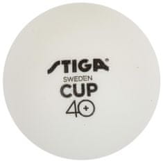 Stiga loptice za stolni tenis CUP ABS, bijele, 18 komada