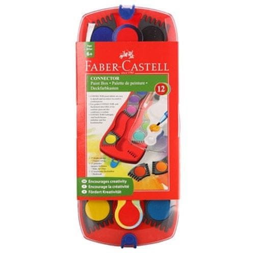 Faber-Castell vodene bojice + kist Connect 12/1