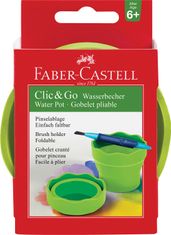 Faber-Castell posudica Click&Go, svjetlozelena