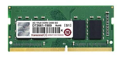 Transcend memorija 4 GB DDR4 SODIMM, PC2400, CL17, 1Rx8 (JM2400HSH-4G)