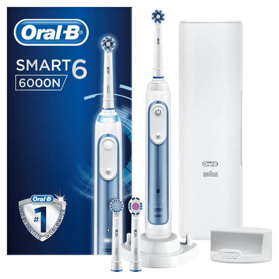 Oral-B električna zubna četkica Smart 6 6000, set