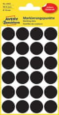 Avery Zweckform okrugle markirne naljepnice 3003, 18 mm, 96 komada, crne