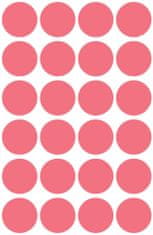 Avery Zweckform okrugle markirne etikete 3172, 18 mm, 96 komada, neonsko crvene