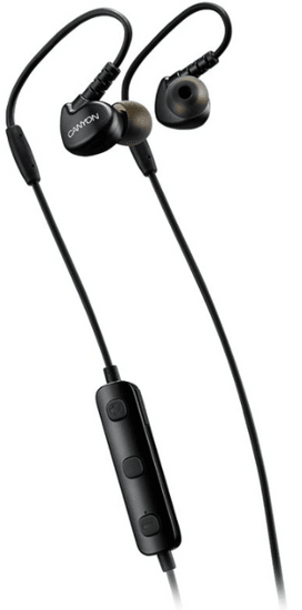 Canyon sportske Bluetooth slušalice s mikrofonom, crne (CNS-SBTHS1B)