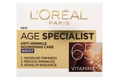 Loreal Paris hranjiva noćna krema protiv bora Age Specialist Anti-wrinkle 65+, 50 ml