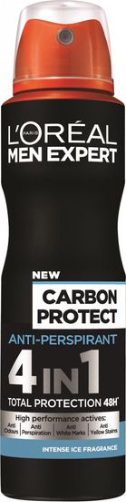 Loreal Paris antiperspirant u spreju Men Expert Carbon Protect, 150 ml
