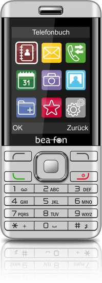 Beafon GSM telefon C350 dualSIM, srebrni