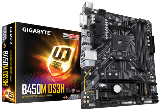 Gigabyte matična ploča B450M DS3H, DDR4, USB3.1Gen1, AM4, mATX