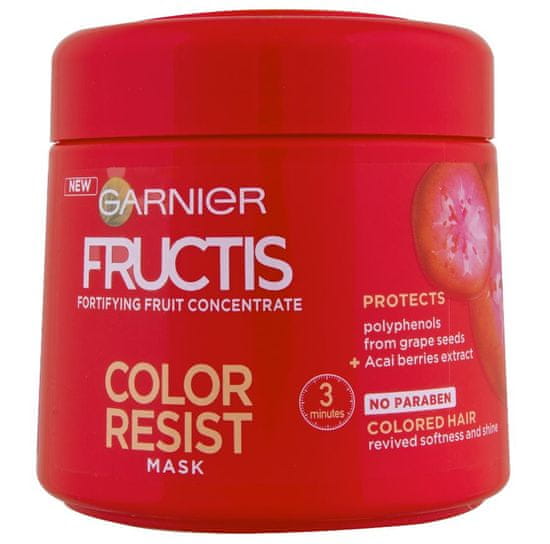 Garnier maska za obojanu kosu Fructis Color Resist, 300 ml
