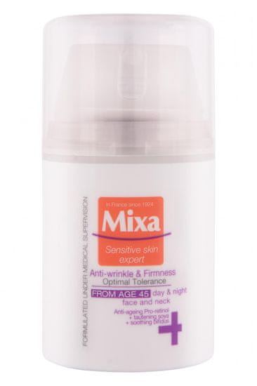 Mixa krema proti bora + za čvrstoću, 45+ godina, dnevna i noćna 50ml