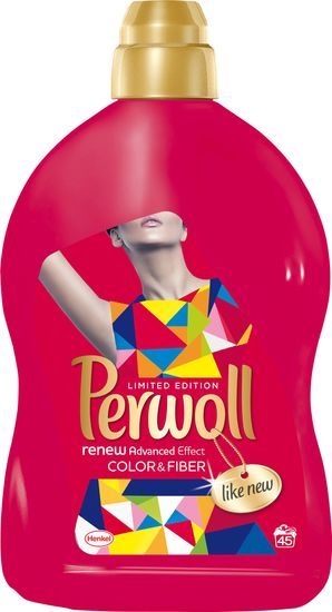 Perwoll gel za pranje Renew Advanced Effect Color, 2,7 l, 45 pranja