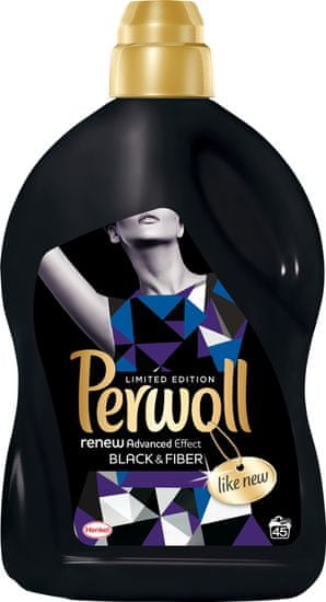 Perwoll gel za pranje Renew Advanced Effect Black, 2,7 l, 45 pranja